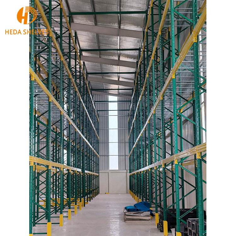 High Quality Q235B Metal Teardrop Pallet Rack Adjustable Warehouse Rack Durable 5 Layer Longspan Industrial Storage Rack