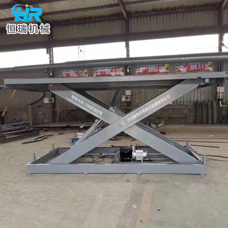 Professional Factory Scissor Lift Stationary Hydraulic Vertical Static Cargo Scissor Lift People Elevator Platform Steel 800