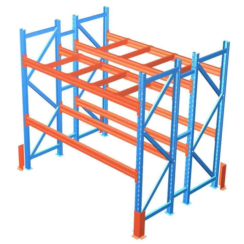 Hot Sale Selective Drive-in Pallet Rack for Industrial Warehouse Storage 5 Layers Steel Metal Adjustable Durable Anti-Rust