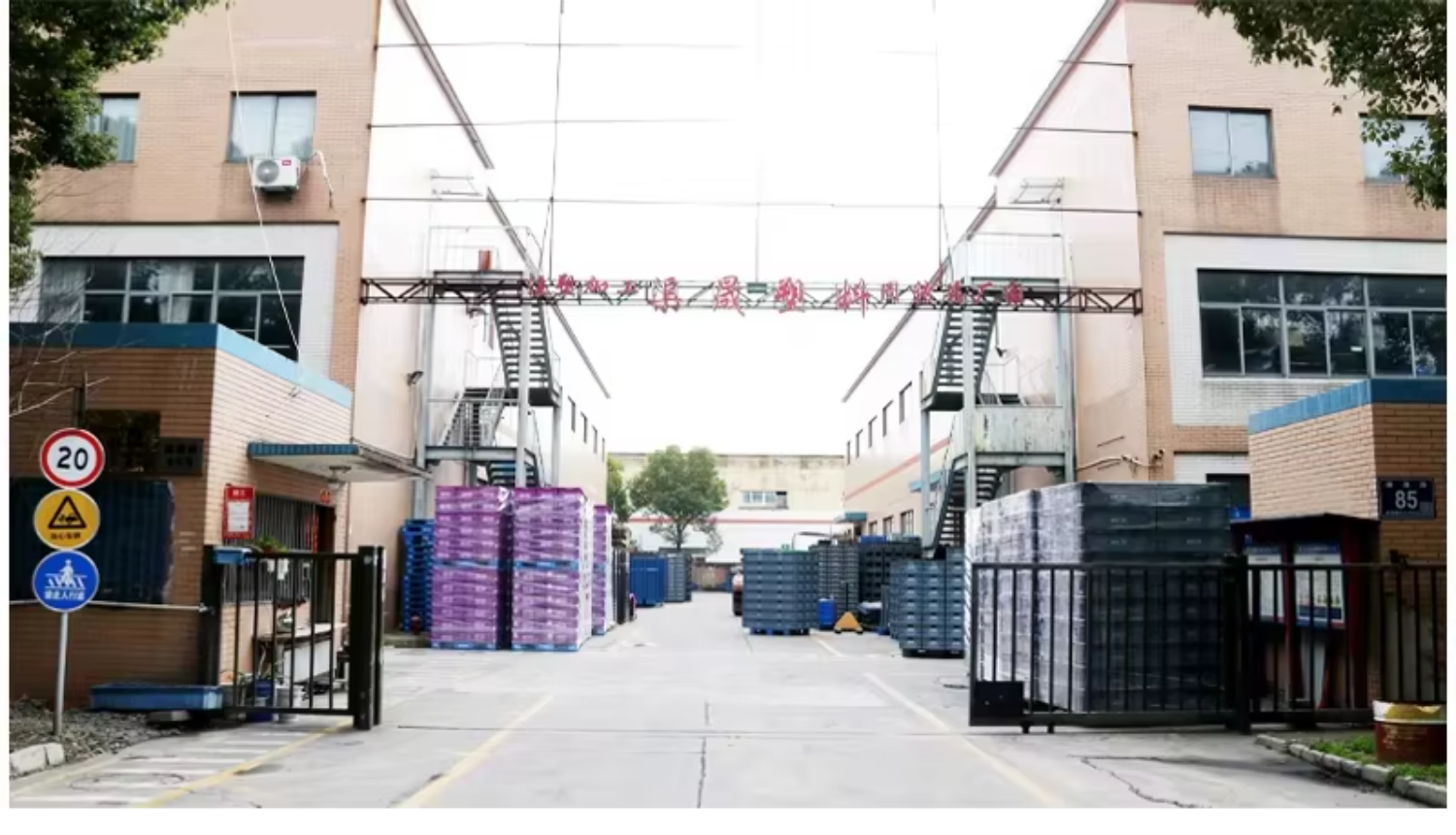 JOIN Custom Logo Industrial Plastic Attached Lid Container Reinforced Stackable Logistics Tote Bin for ASRS Automated Systems