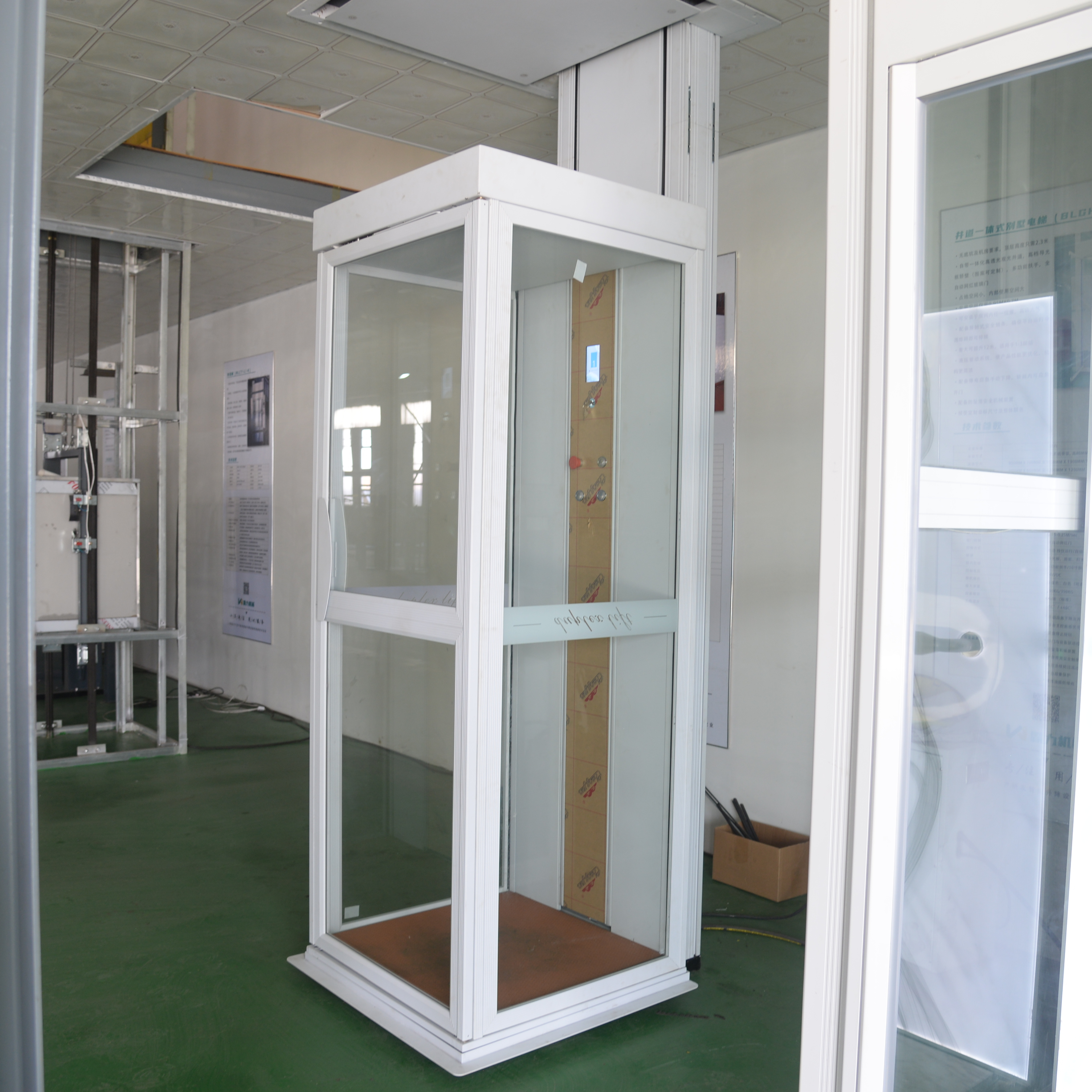 Quality Assurance Hydraulic Mini Home Lift Elevator Man Lifting Platform 300/450kg Load Capacity 0.25m/s Speed Lifting