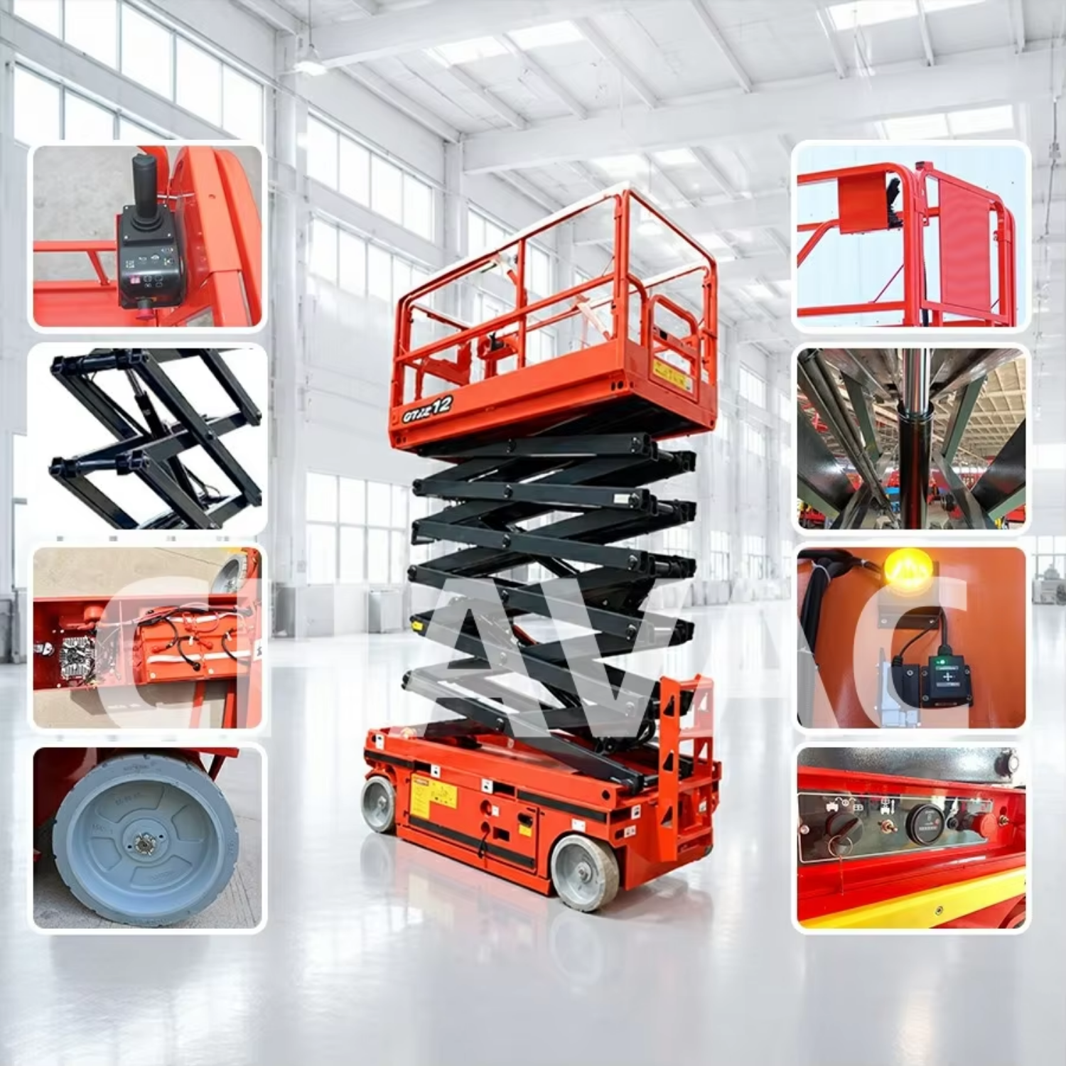 Detail Shot Scissor Lift
