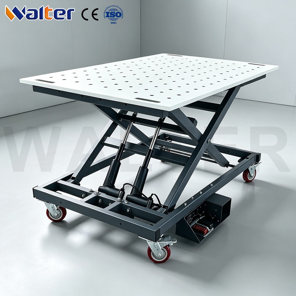 New Automatic Adjustment Hydraulic Scissor Lift 3D Table Top Height Customized Welding Tables for Industrial Fabrication