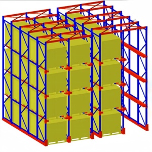 Warehouse Storage Drive in Racking System