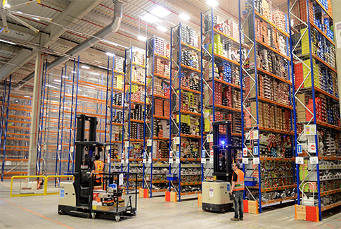 VNA narrow aisle racking system in Sharjah UAE
