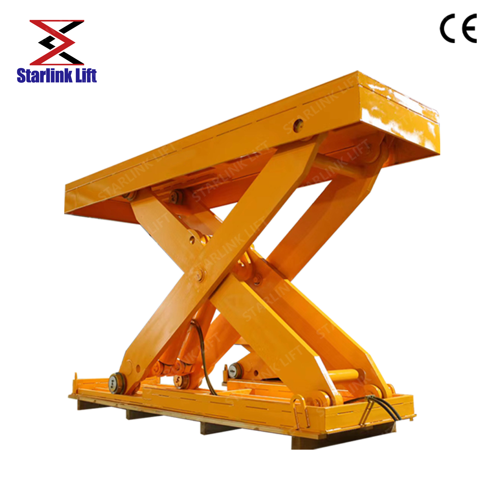 Industrial Warehouse Fixed Scissor Lift Table Electric Hydraulic Cargo Platform Steel Structure