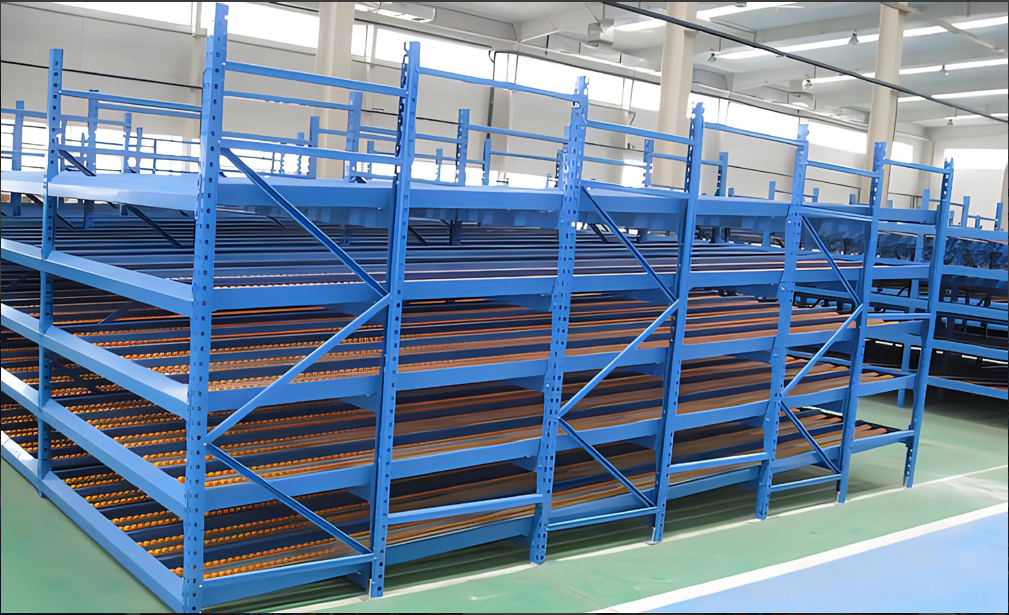 Flow Through Rack