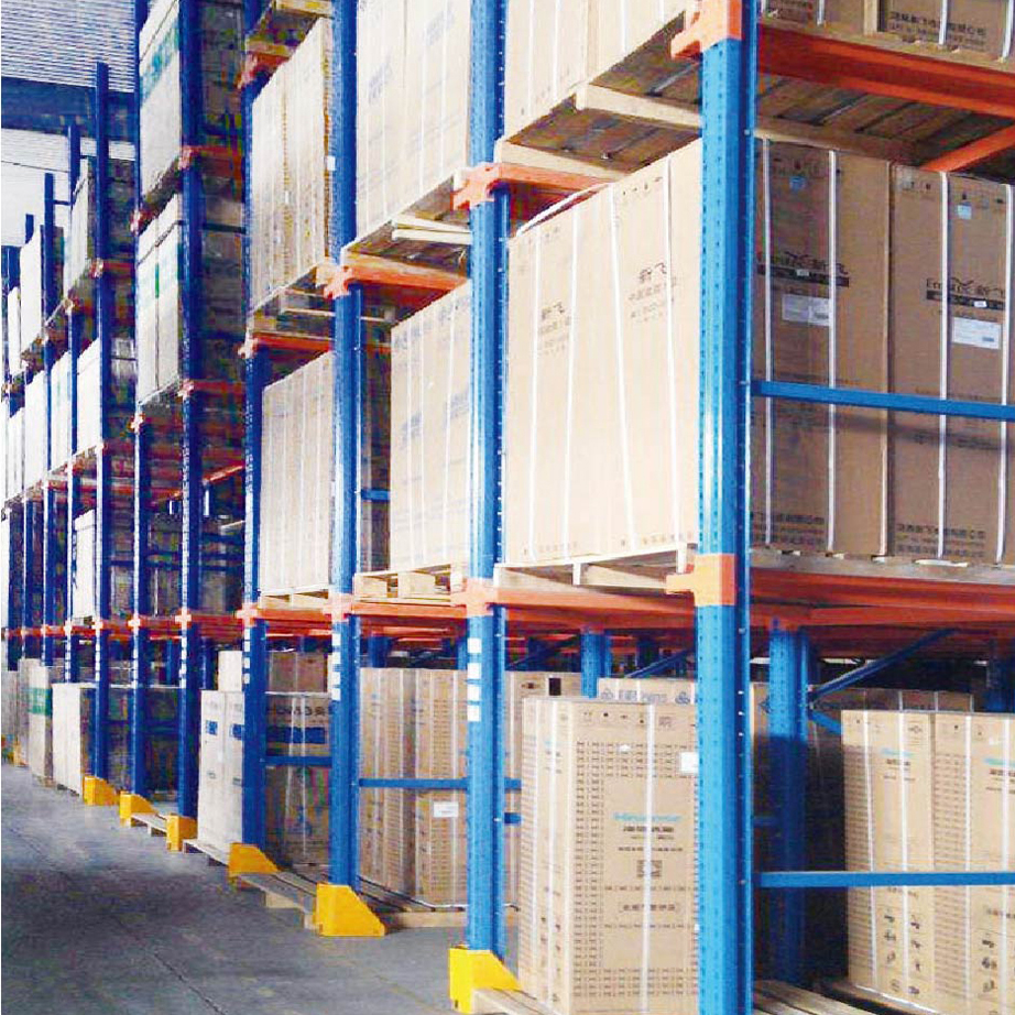 Reinforced 5 Layer Drive-In Storage Racking Heavy Duty Industrial Warehouse Cargo Shelving Units Cold Rolled Steel CE Certified