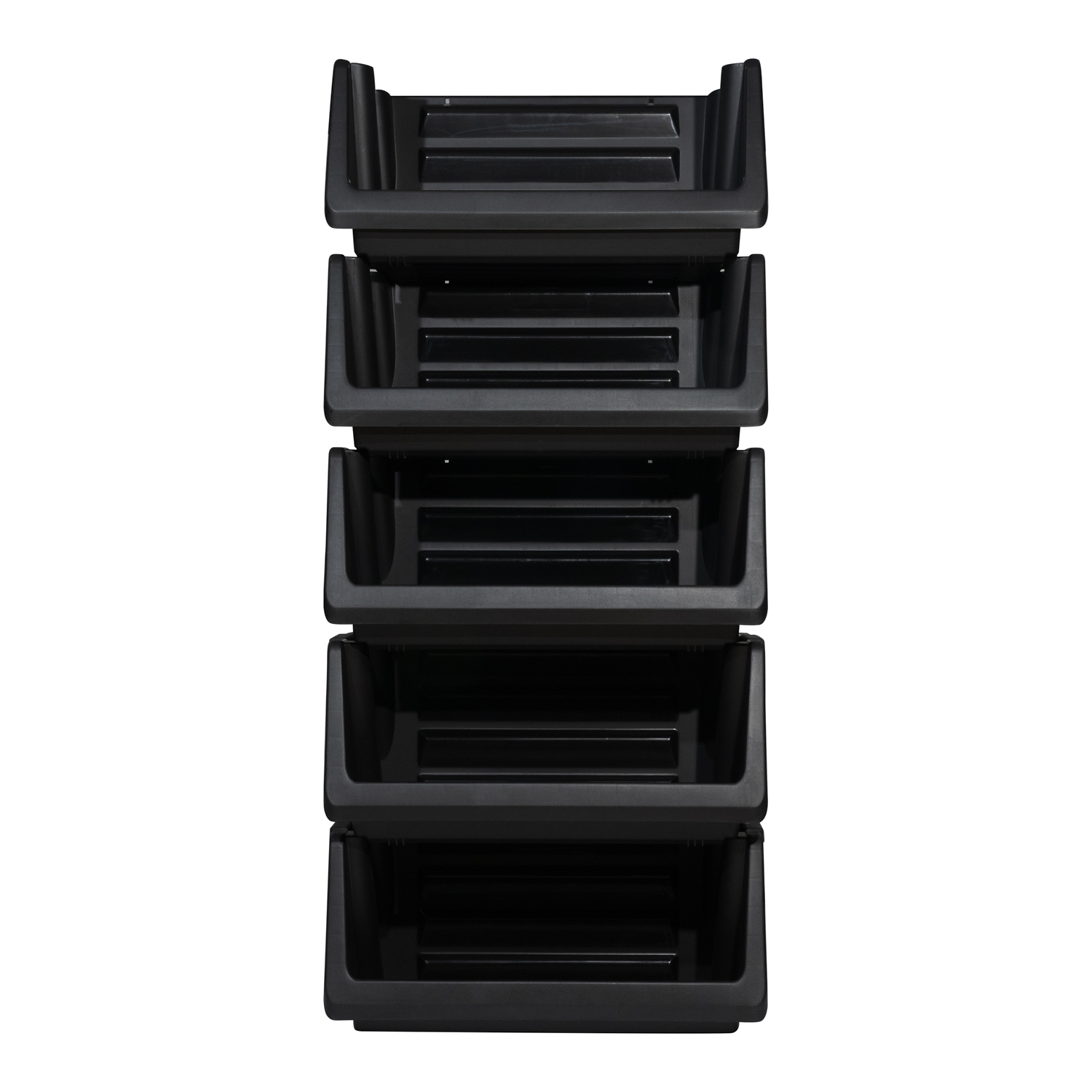Industrial Grade Stackable Plastic Picking Bins Warehouse Shelf Storage Bins Good Shelf Bins for Tools Parts Storage