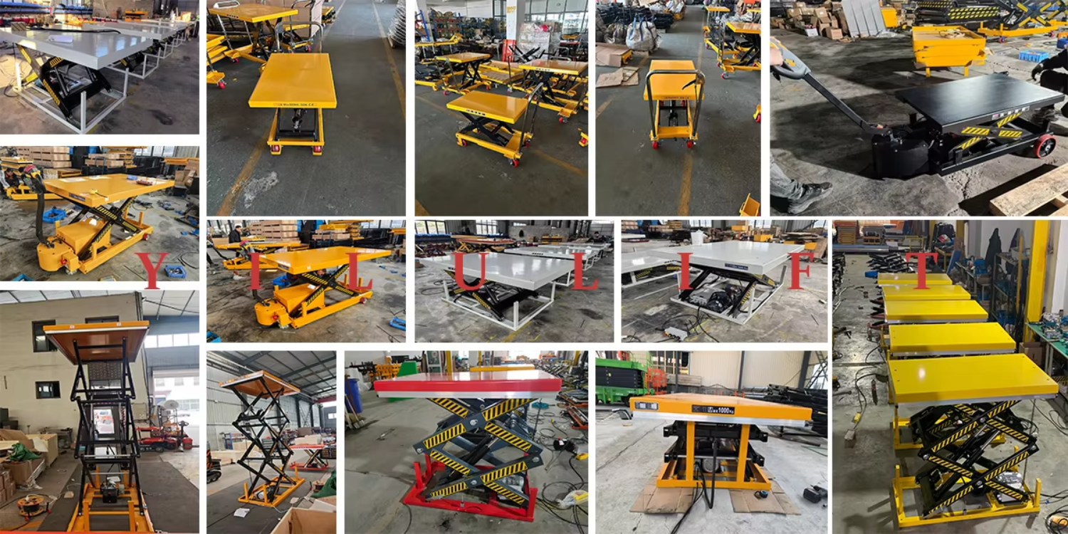 YILU LIFT 4 Ton 4 M Hydraulic Scissor Lift Table Warehouse Use Platform Lift with CE