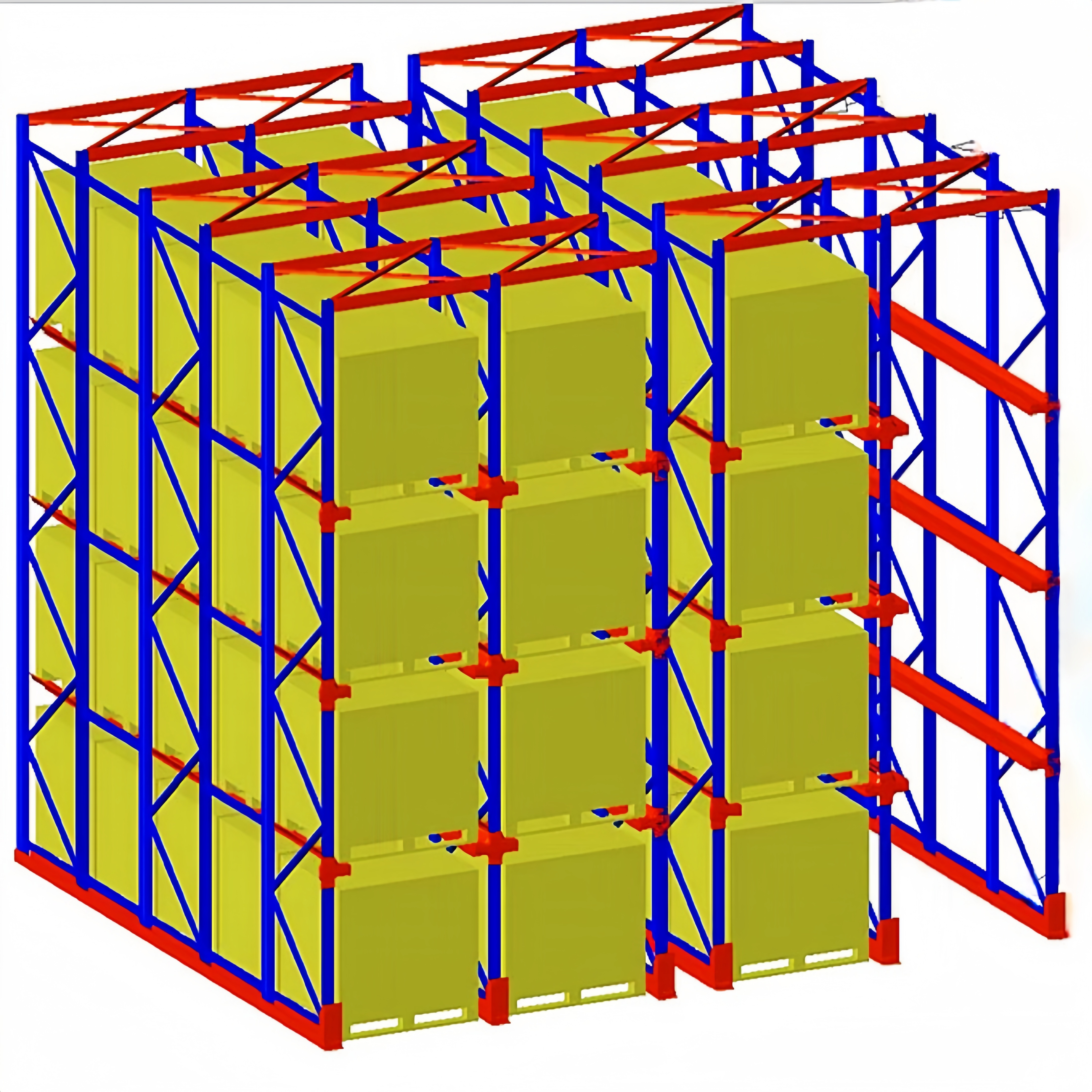 Newest Warehouse Storage Drive in Racking System From China Manufacturer