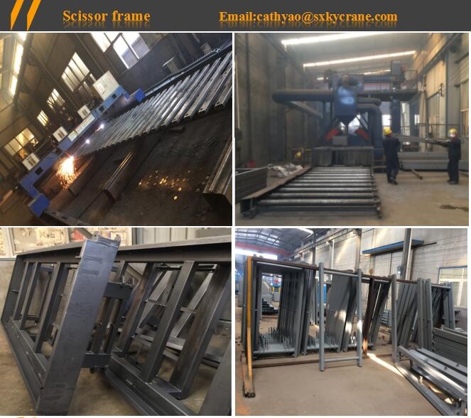 Stationary Hydraulic Scissor Lift Structure Detail