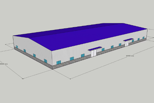 Prefabricated Steel Warehouse Building Mezzanine Floor Multi Level Storage Industrial Steel Frame Structure System