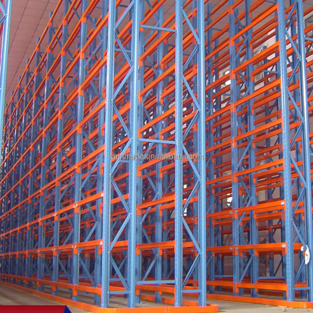Industrial Warehouse Storage Racks Very Narrow Aisle Racking System VNA Steel Pallet Rack