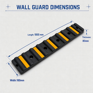 Factory Safety Rubber Anti-Collision Impact Protection Strip