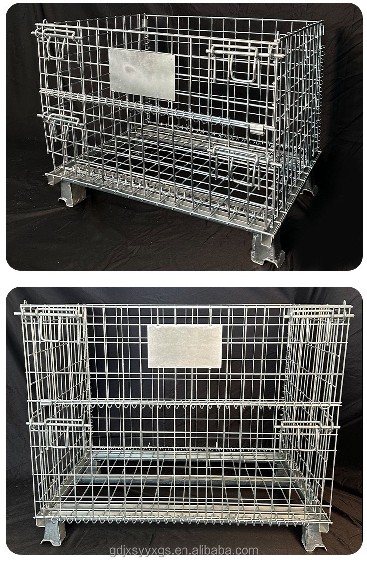 Wire mesh container detail view 5