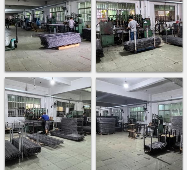 Authentic Factory Production 4-layer Epoxy Green Black Wire Shelving Metal Storage Rack Warehouse Heavy Duty Racking