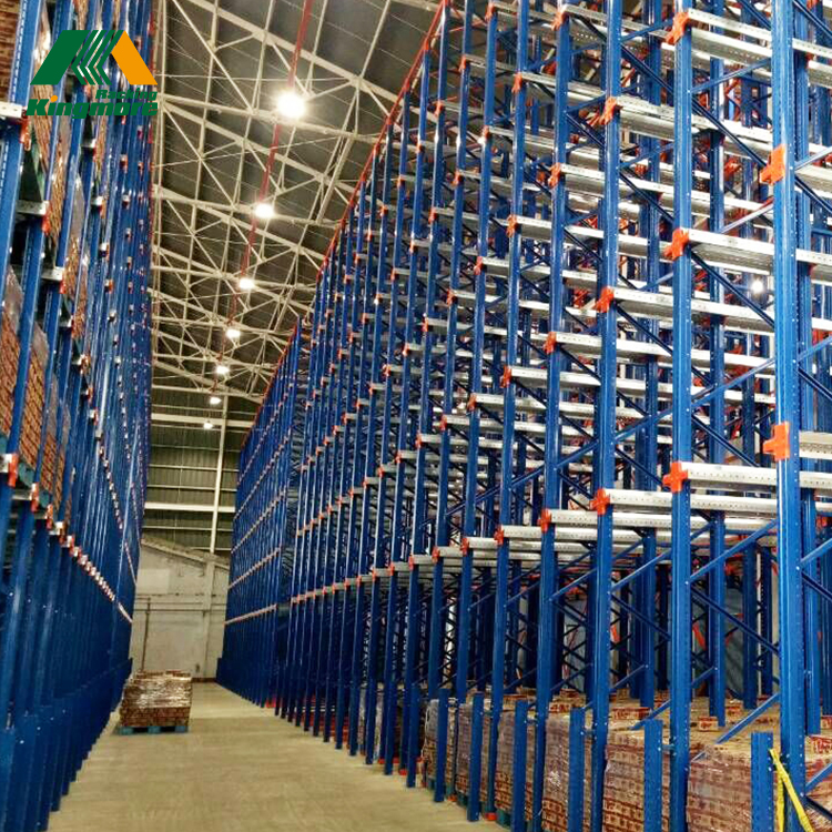 Drive-in Racking System FILO Warehouse Storage Van High Density Pallet Racking System Heavy Duty Racks