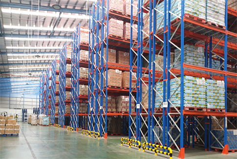Double deep pallet storage installation in UAE