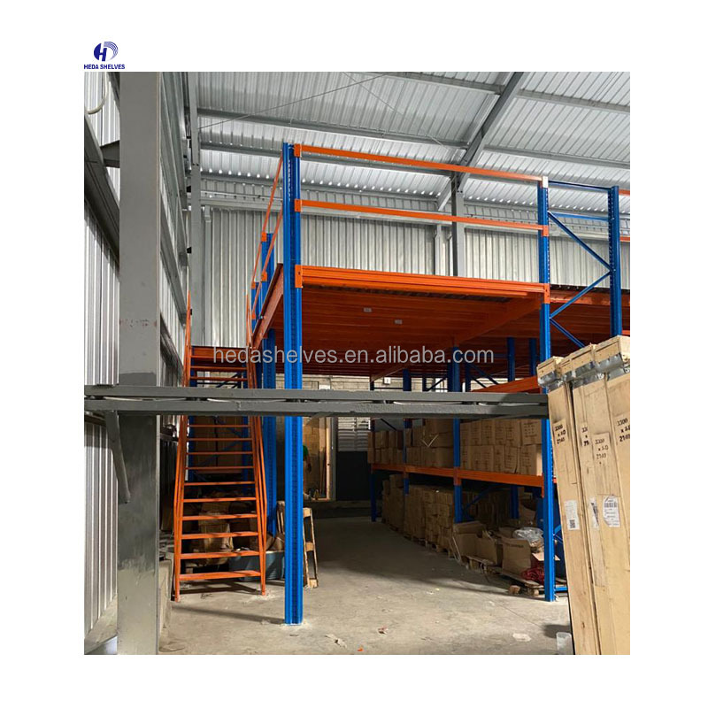Mezzanine Floor Ladder Attic Rack Structural Framework