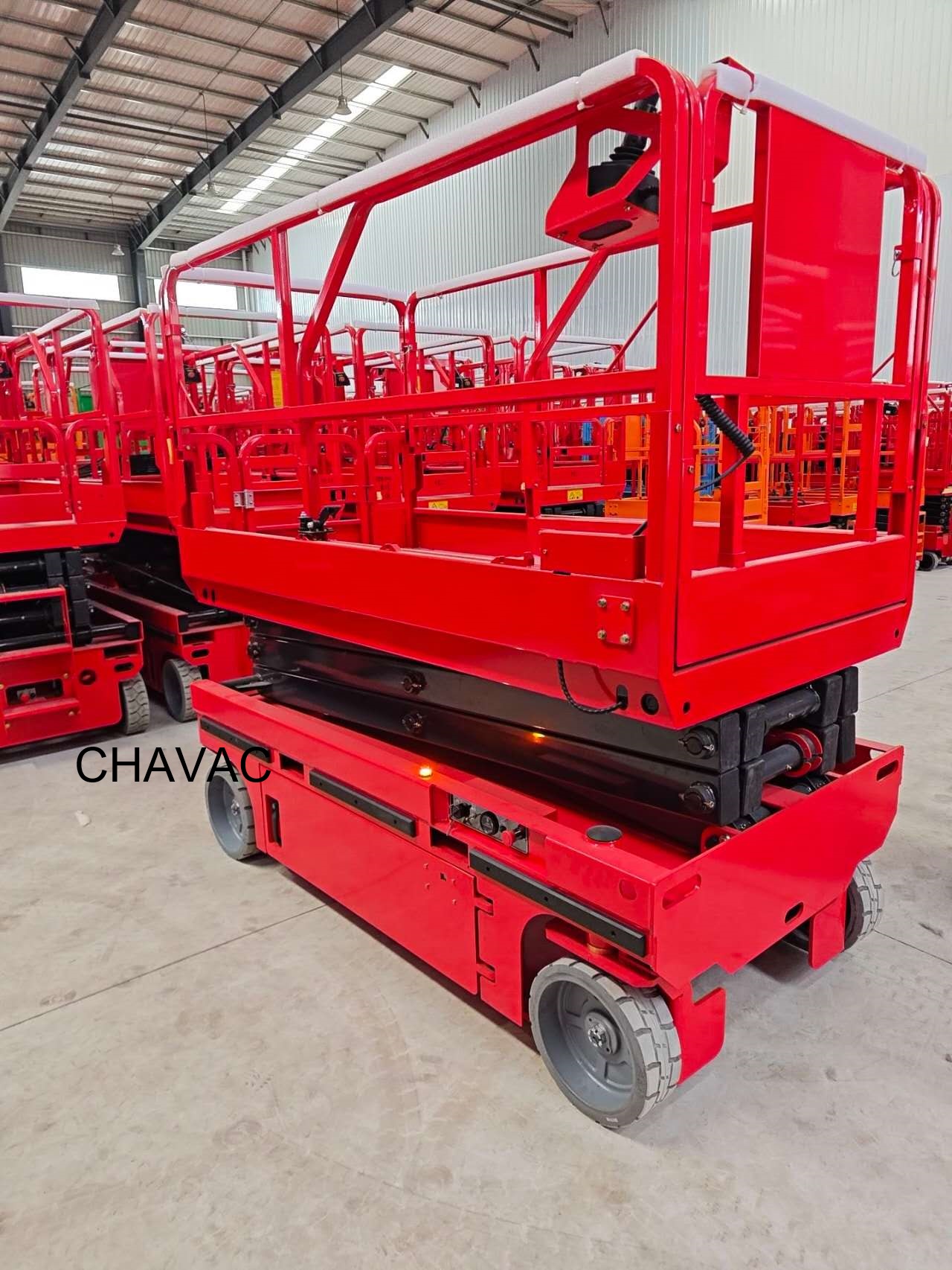 Full Automatic Self Propell Hydraulic Electric Lifting Platform Automatic Walking Manned Elevator Scissor Lift
