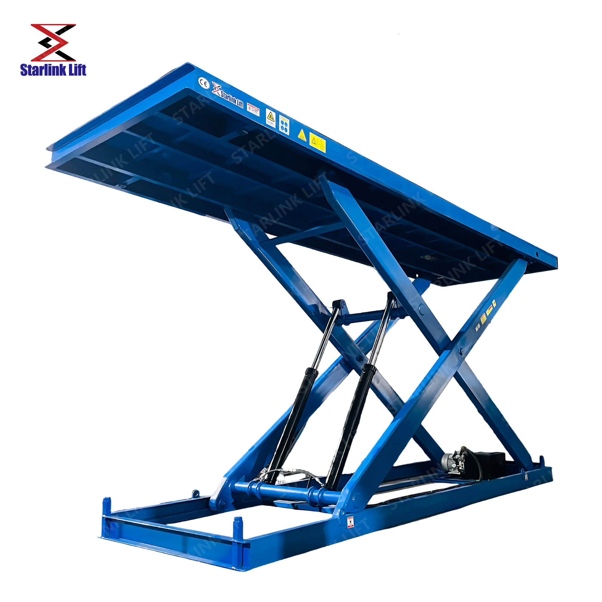 Industrial Warehouse Fixed Scissor Lift Table Electric Hydraulic Cargo Platform Steel Structure