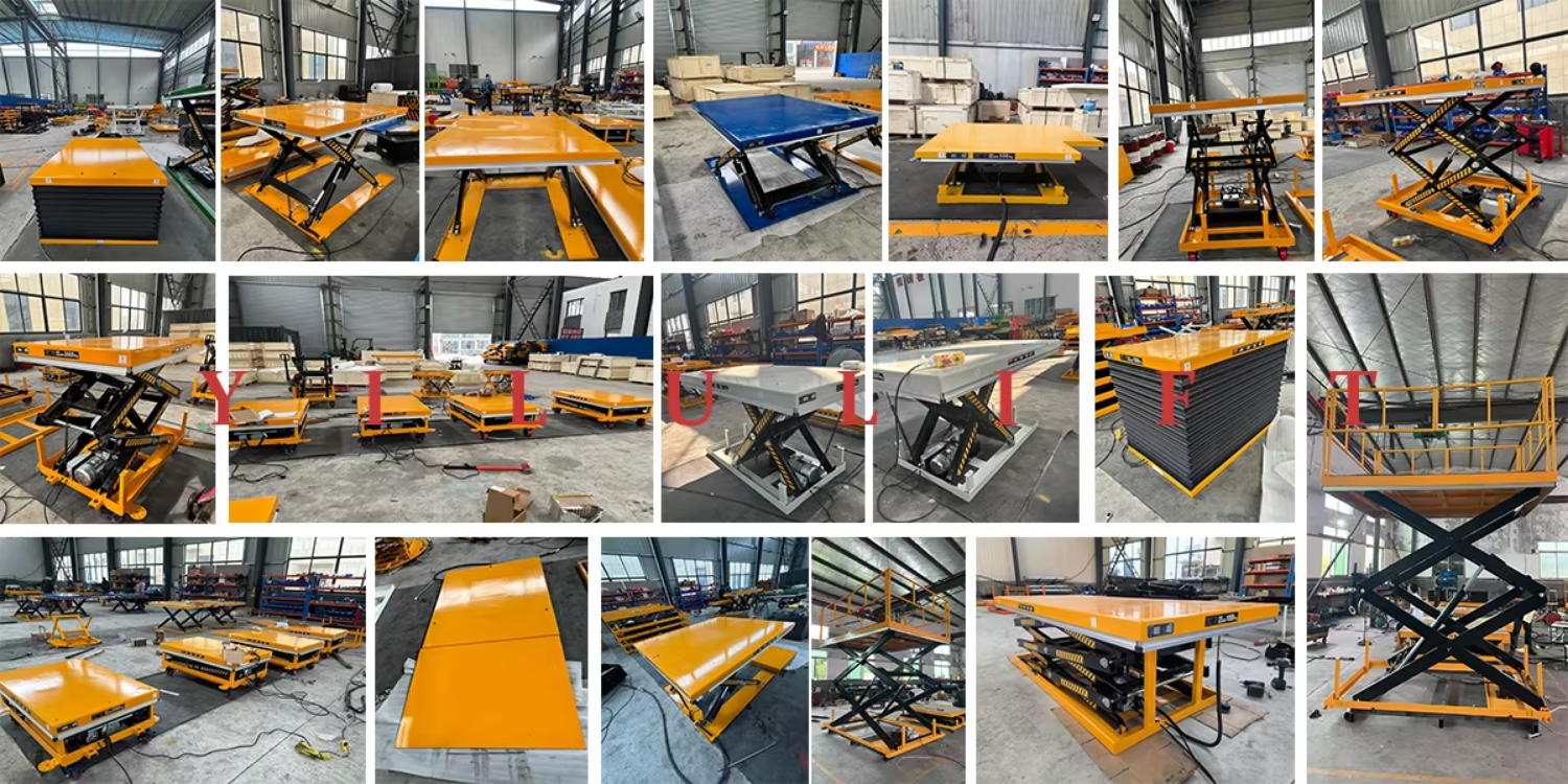YILU LIFT 4 Ton 4 M Hydraulic Scissor Lift Table Warehouse Use Platform Lift with CE