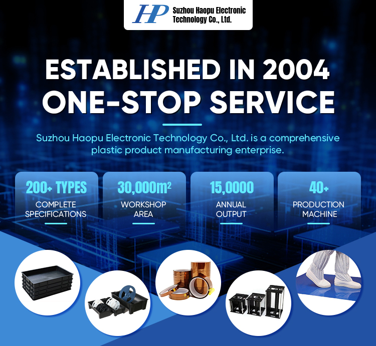 Haoputon ESD Conductive Flip Top Crate Scene 1