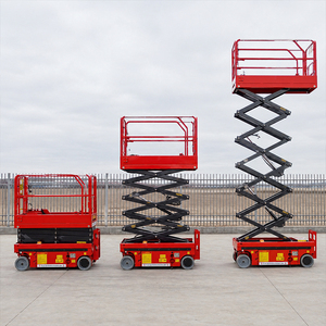 Mobile Scissor Lift Platform Electric Hydraulic Aerial Work Equipment