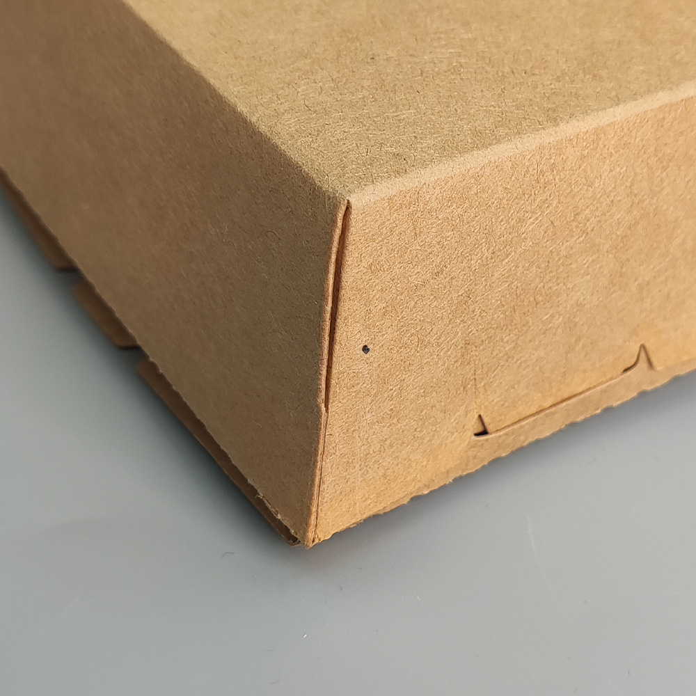 Customized LOGO Microwave Safe Kraft Paper Disposable Food Takeout Boxes Bulk Packaging