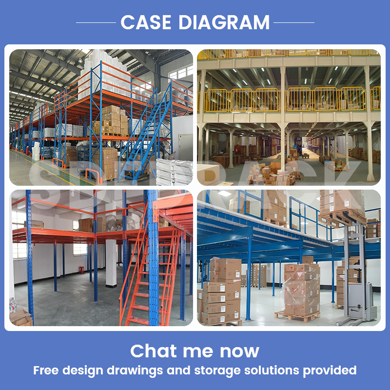 OEM High Capacity Heavy Duty Mezzanine Floor Custom Multi-Tier Mezzanine Racking Steel Mezzanine Platform for Warehouse Storage