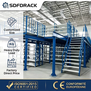 OEM High Capacity Heavy Duty Mezzanine Floor Custom Multi-Tier Mezzanine Racking
