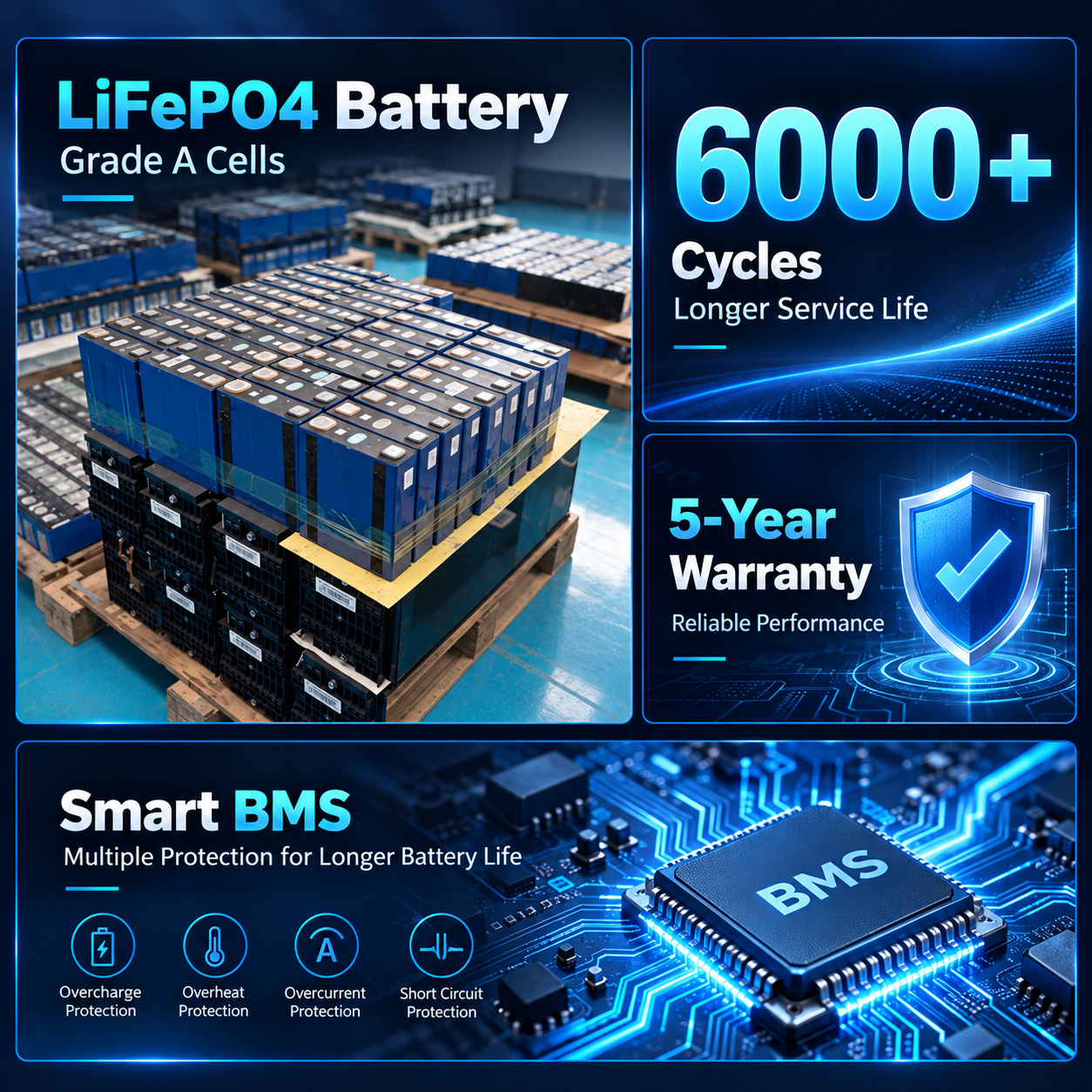 WiFi Integrated Smart APP Control Power Management Home Energy Storage System for Modern Home Automation