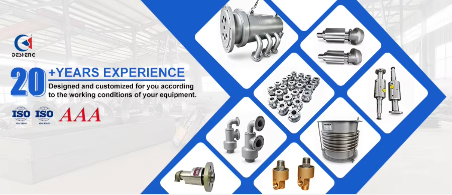 Custom Water Cooled Rotary Joint for Cantilever Roll Per Drawing Union OEM Direct Factory Supply 1 Year Warranty Shandong Origin
