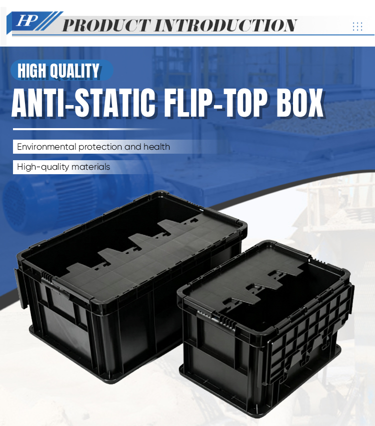 Haoputon ESD Conductive Flip Top Crate Scene 2