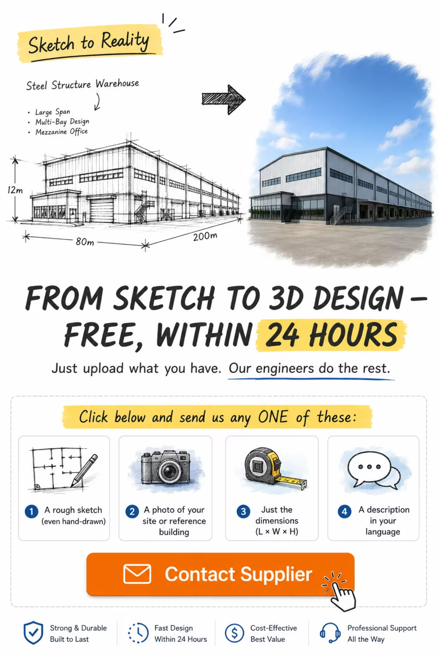 Prefabricated Steel Warehouse Building Mezzanine Floor Multi Level Storage Industrial Steel Frame Structure System