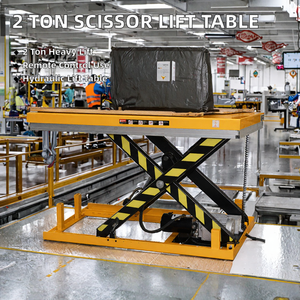 Heavy Duty 4 Ton 4M Hydraulic Scissor Lift Table Platform Lift