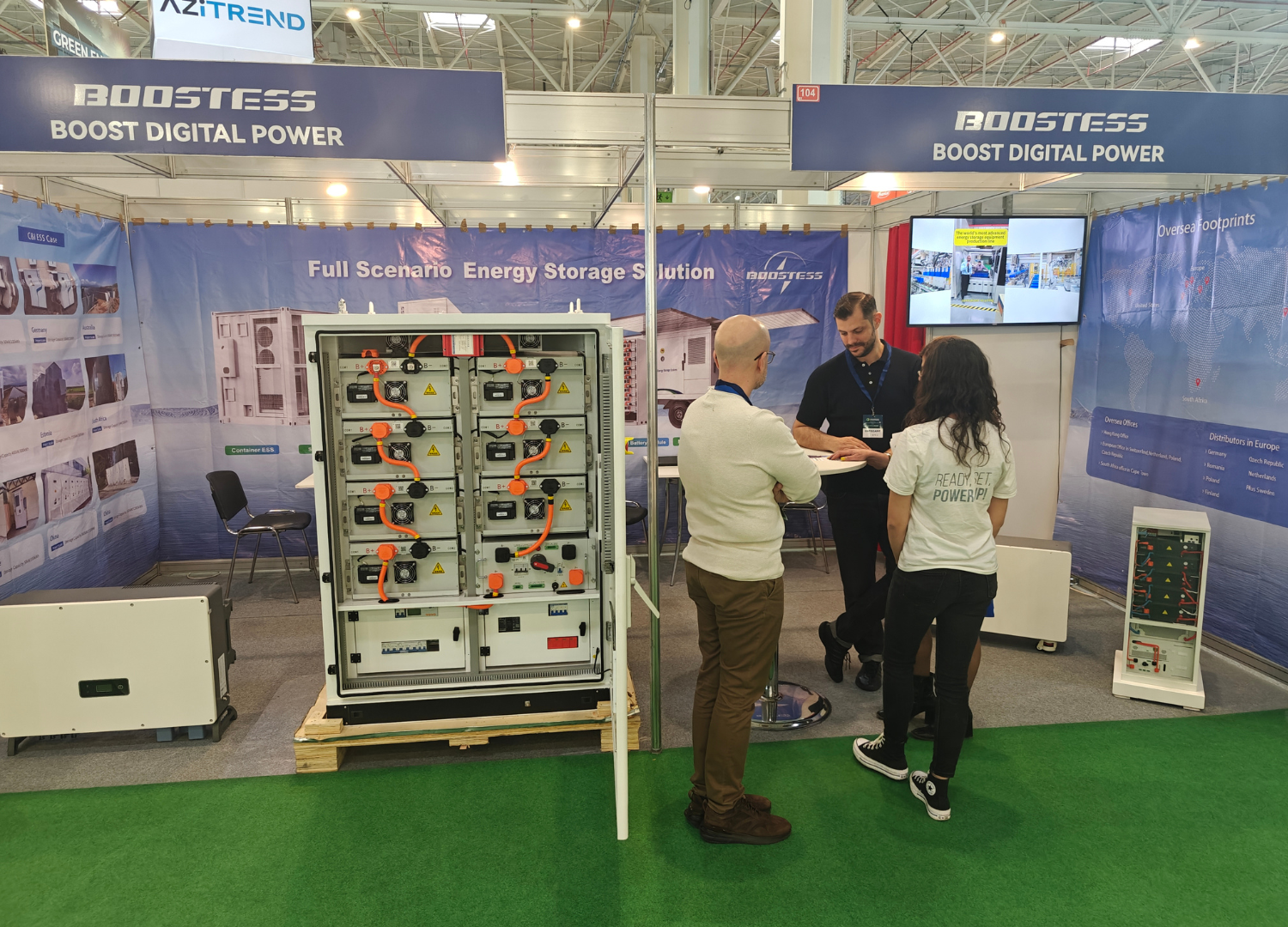 BOOSTESS 50kW 100kWh Integrated Solar Energy Storage System Fully-Automated ESS Lithium Battery Solution Industrial Commercial