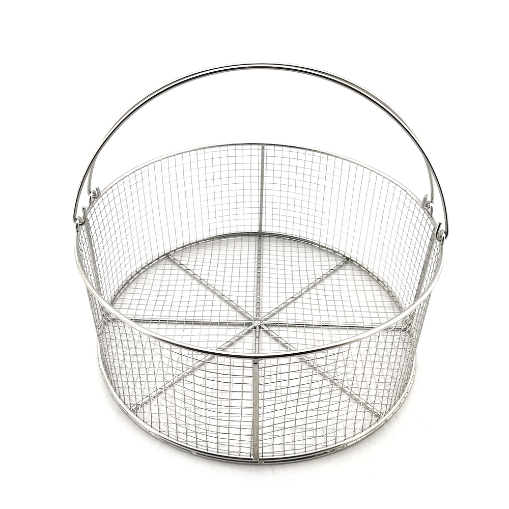 Factory Modern Multifunction Stainless Steel 304 316 Woven Wire Mesh Baskets with Customizable Size &amp; Shape for Storage