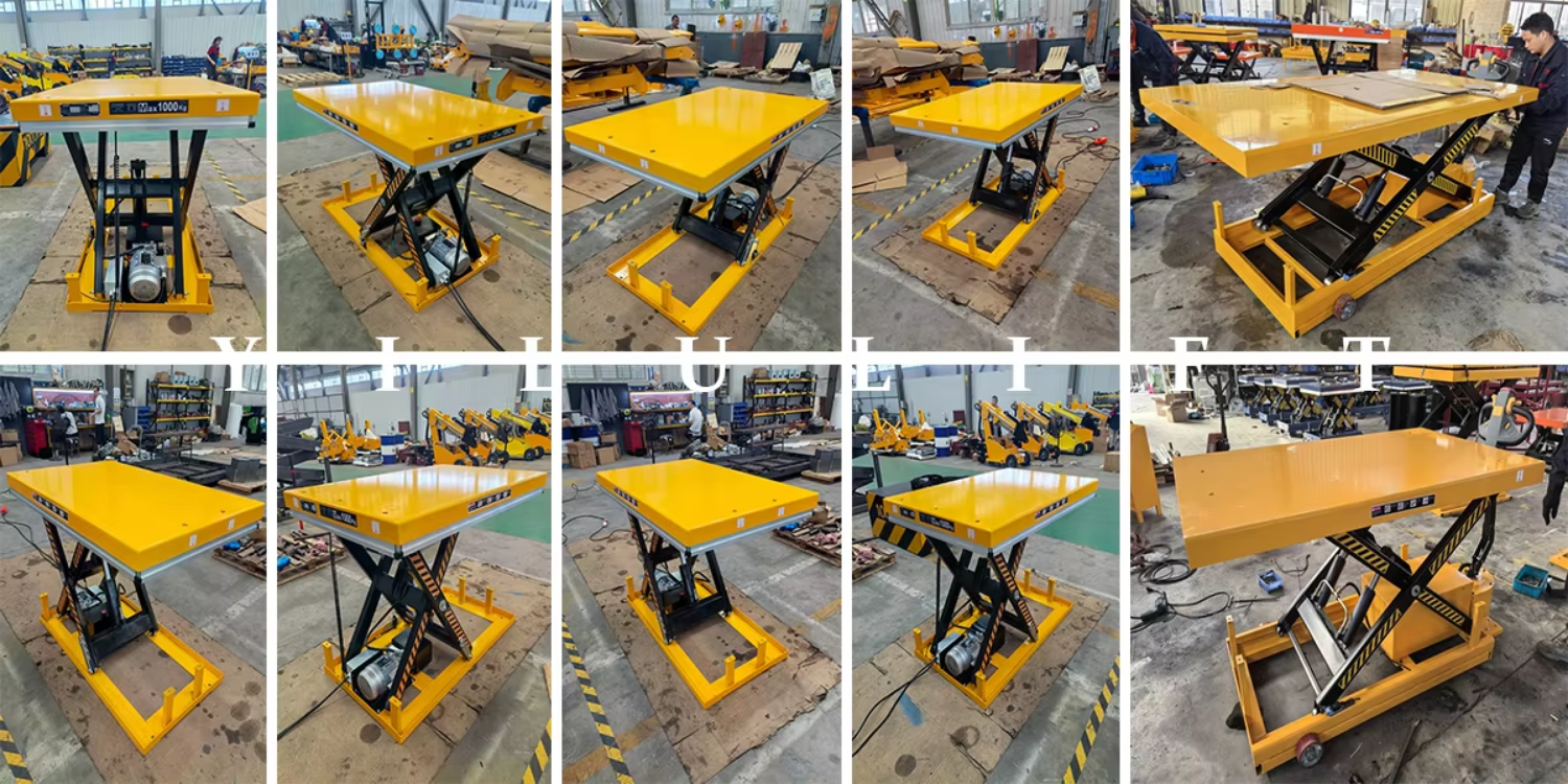 YILU LIFT 4 Ton 4 M Hydraulic Scissor Lift Table Warehouse Use Platform Lift with CE
