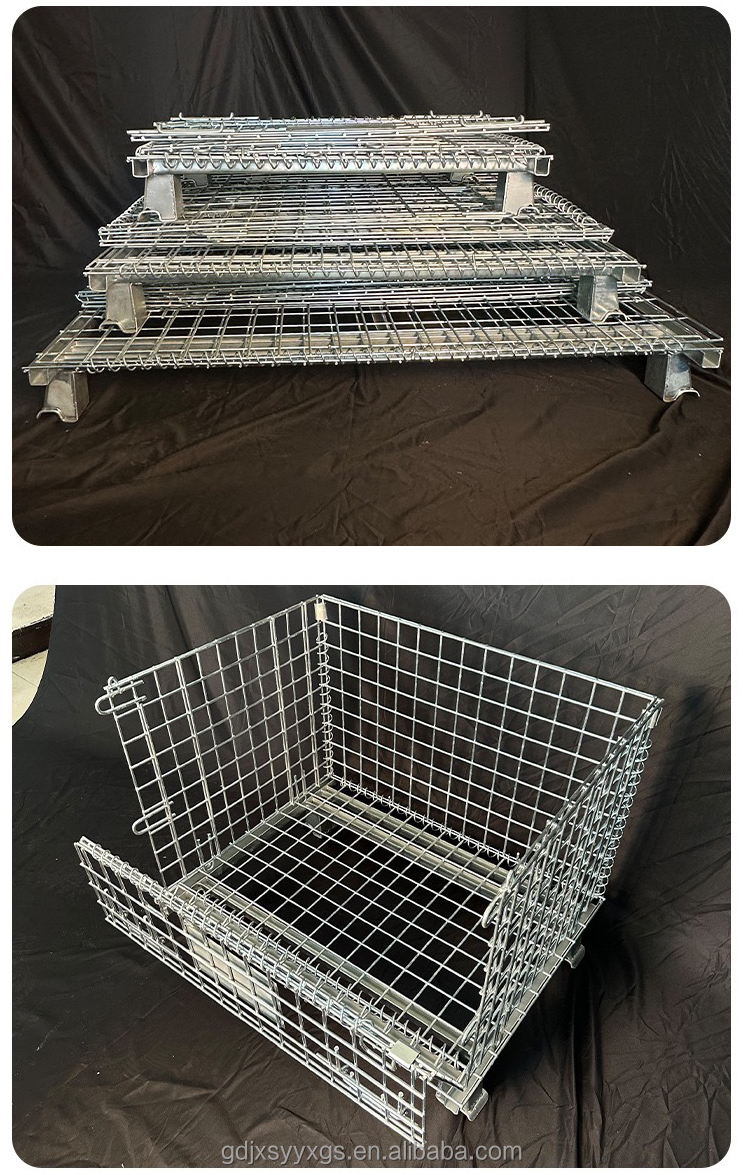 Wire mesh container detail view 6
