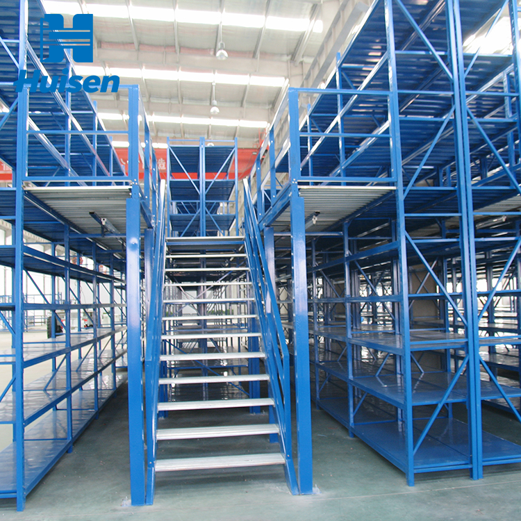 Warehouse Multi Tier Mezzanine Rack Warehouse Expansion Industrial Storage Facility Upgrade Vertical Space Planning