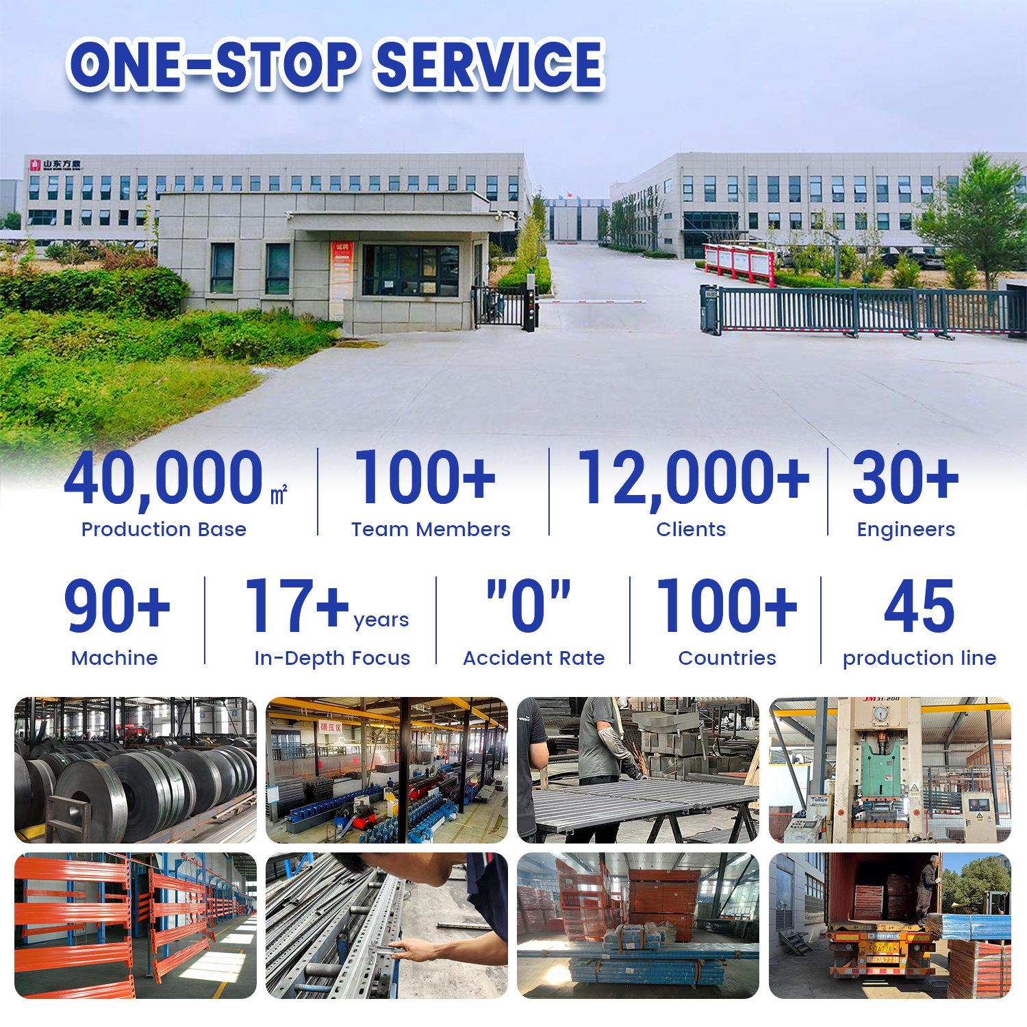 High Bearing Heavy Duty Steel Industrial Pallet Racking System 4 Layer Shelves Unit Narrow Aisle Rack for Warehouse Storage