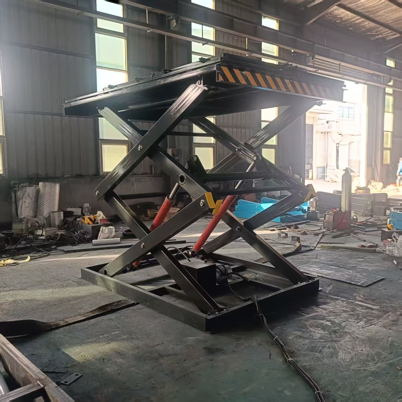 Fixed Electric Scissor Lift Table/ Stationary Hydraulic Scissor Lift Platform for Goods Car Lifting