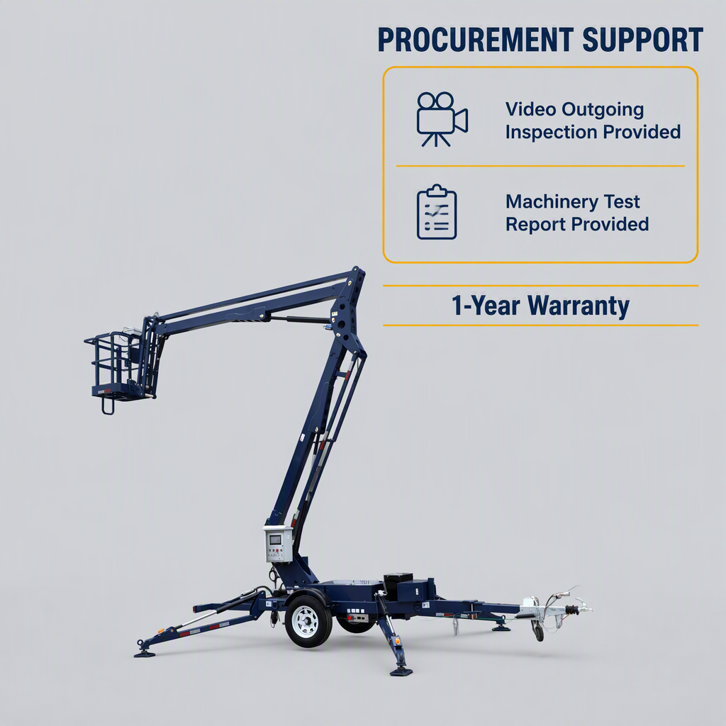 Telescopic Arm Articulated Platform Detail