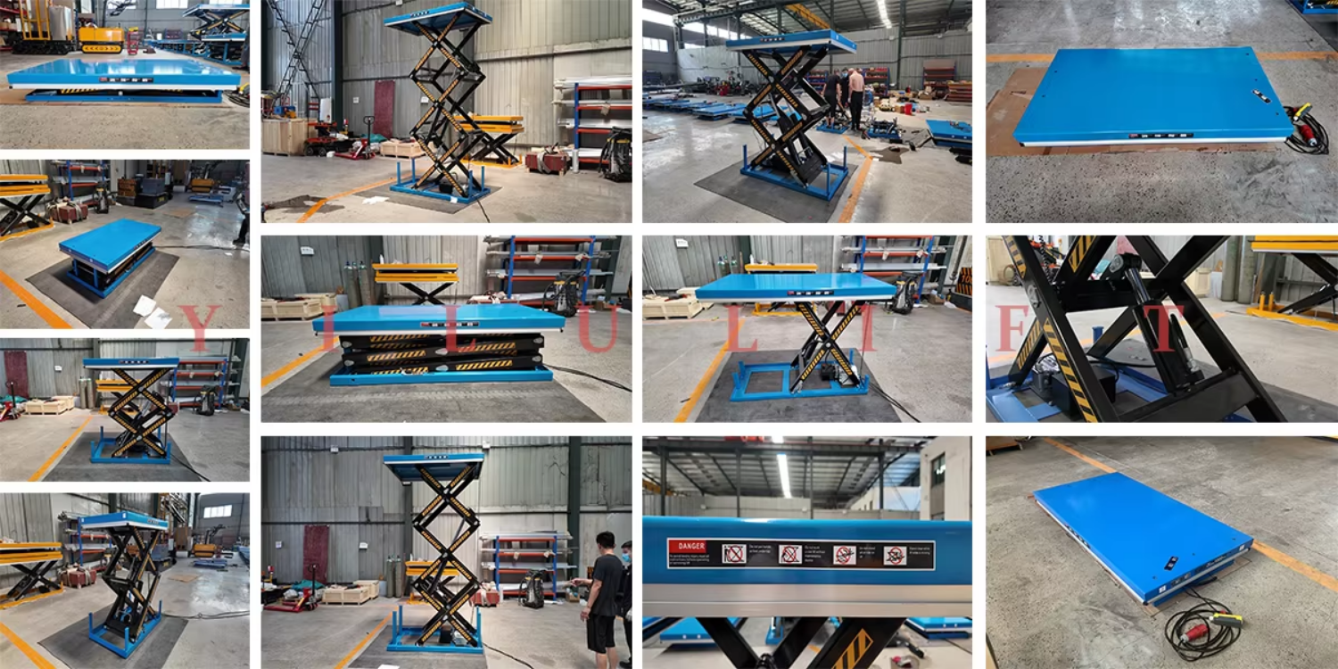 YILU LIFT 4 Ton 4 M Hydraulic Scissor Lift Table Warehouse Use Platform Lift with CE