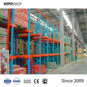 Direct Factory Powder Coated Heavy-Duty Industrial Drive-in Racking