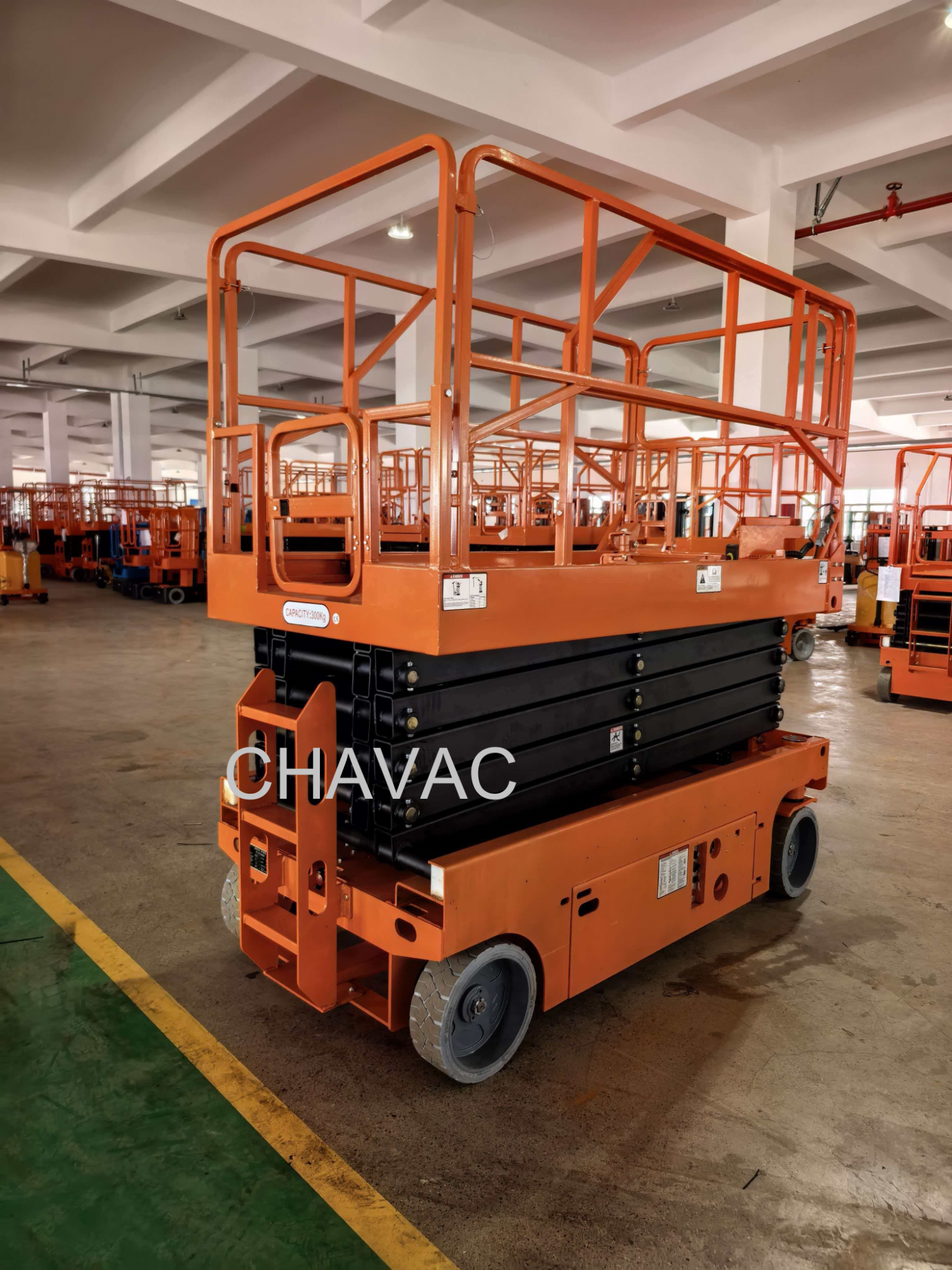 Full Automatic Self Propell Hydraulic Electric Lifting Platform Automatic Walking Manned Elevator Scissor Lift