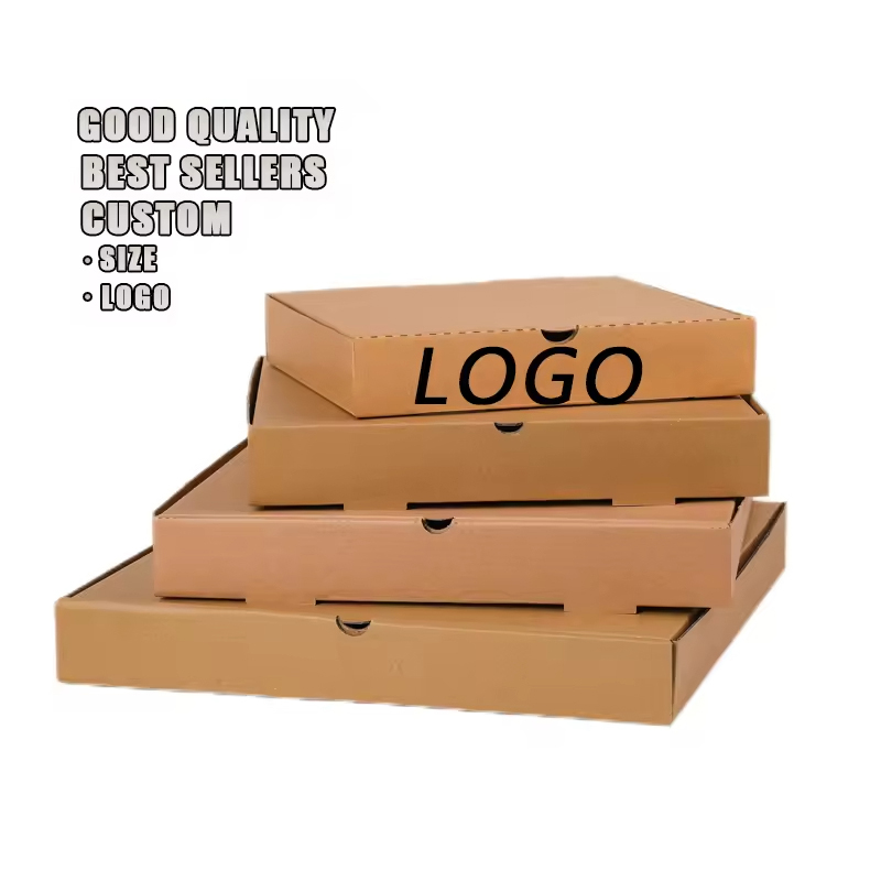 Discounted Bulk HuiLong Customizable Size Foldable Paperboard Pizza Box OEM/ODM Customized Color Patterns Multi-Functional