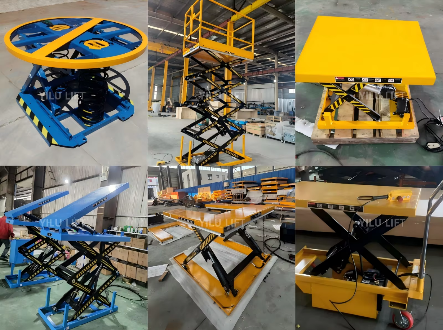 YILU LIFT 4 Ton 4 M Hydraulic Scissor Lift Table Warehouse Use Platform Lift with CE